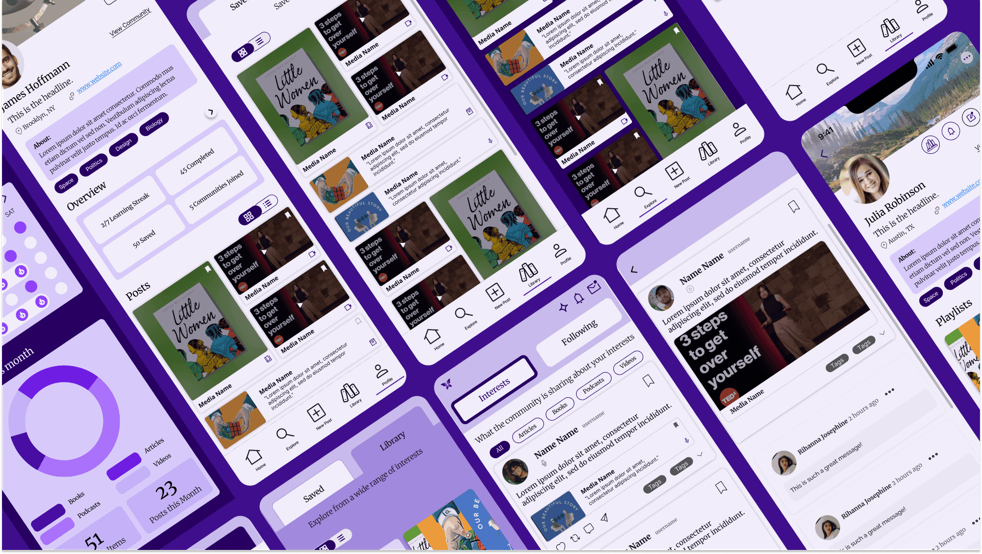 Redesigning a Social Learning Platform, End-to-End